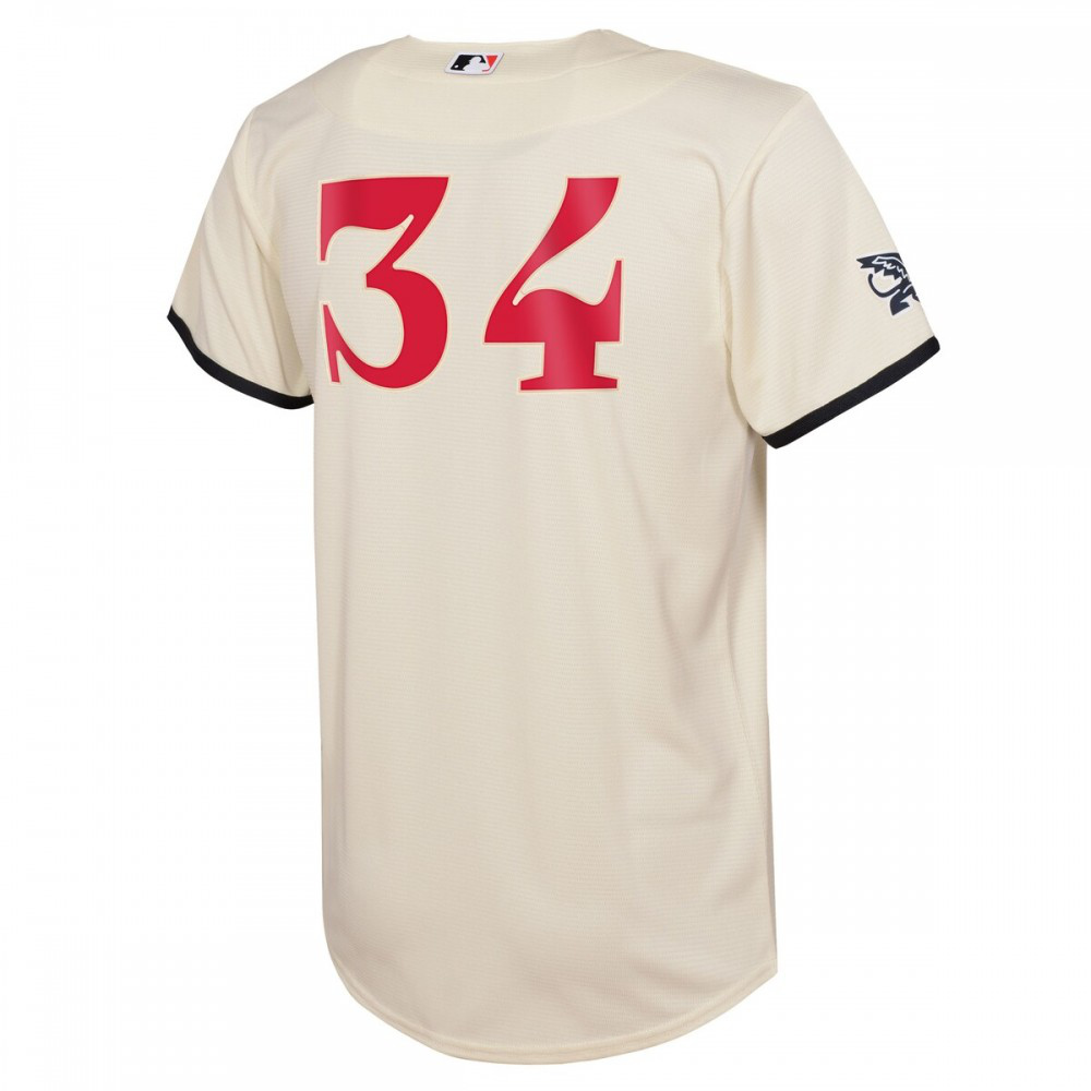 Nolan Ryan Texas Rangers Youth 2023 City Connect Replica Player Jersey - Cream-Pro Kit Vault | Brand New 26/27 Sports Jerseys